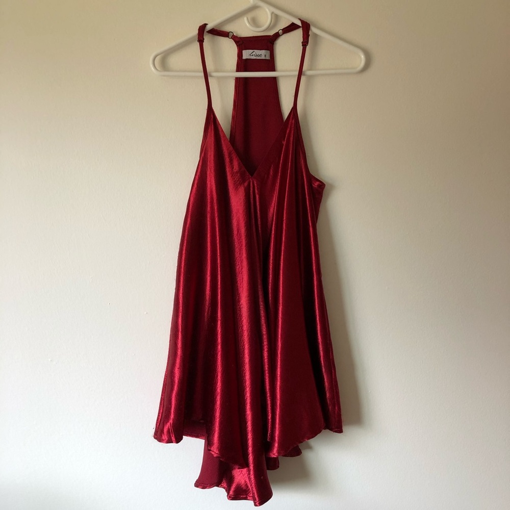 Luxe Red Party Dress